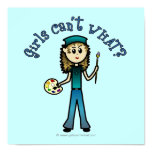 Light Artist Girl Posters
