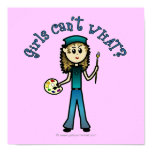 Light Artist Girl Posters