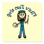 Light Artist Girl Posters