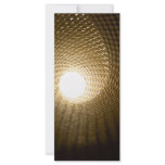 Light at the end of a tunnel rack card