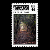 Light at the end of the path- Postage stamps