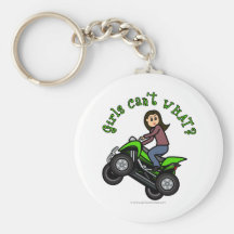 Light ATV | Four Wheeling Girl Key Chains
