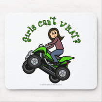 Light ATV | Four Wheeling Girl Mouse Pads