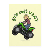 Light ATV | Four Wheeling Girl Postcards