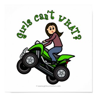 Light ATV | Four Wheeling Girl Poster