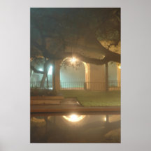 Light Beams Reflecting Poster