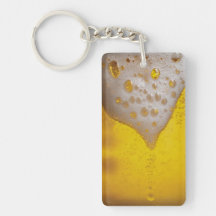 Light Beer Foam Acrylic Key Chains