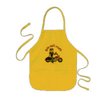 Light Biker Girl Apron