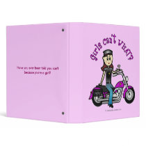 Light Biker Girl binders