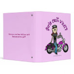 Light Biker Girl binders