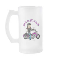 Light Biker Girl Mugs