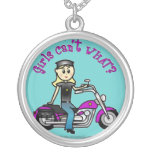Light Biker Girl Necklaces