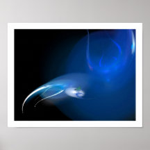 LIGHT BIRD IN BLUE PRINT