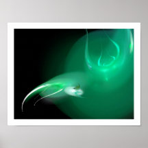 LIGHT BIRD IN GREEN PRINT