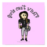Light Black Football Poster