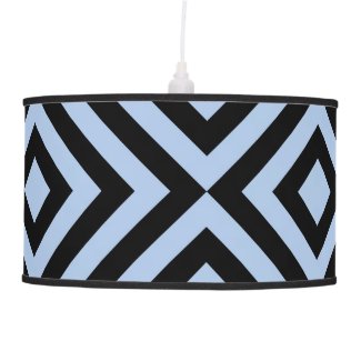 Light Blue And Black Chevrons