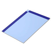 Light Blue and Dark Blue Rectangles notepad