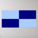 Light Blue and Dark Blue Rectangles