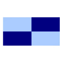 Light Blue and Dark Blue Rectangles posters