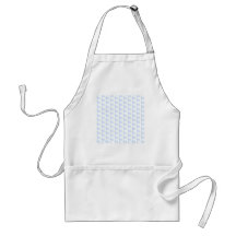 Light Blue and White Baby Stroller Pattern. Apron