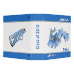 Light Blue and White Cheerleader Binder