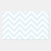 Light Blue and White Chevron Stripe Pattern Sticker
