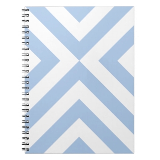 Light Blue and White Chevrons