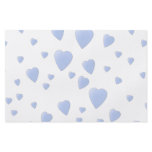 Light Blue and White Love Hearts Pattern. flyers
