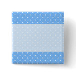 Light Blue and White. Star Pattern. Pins