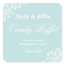 Light blue candy buffet Sticker