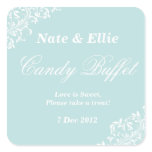 Light blue candy buffet Sticker