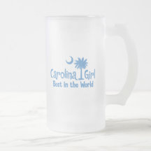 Light Blue Carolina Girl Best in the World Coffee Mugs