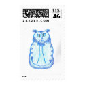 Light Blue Cat stamp