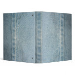 Light Blue Denim 3 Ring Binders