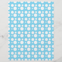light blue dots, a simple, pleasant decoration flyer design