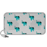 Light Blue Elephant Pattern Speaker