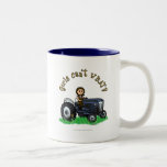 Light Blue Farmer Girl Coffee Mugs