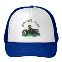 Light Blue Farmer Girl Hat