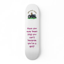 Light Blue Farmer Girl skateboards by girlscantwhat Light Blue Farmer Girl skateboards