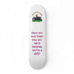 Light Blue Farmer Girl Skate Board Deck