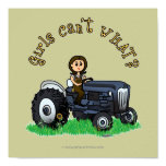 Light Blue Farmer Poster