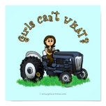 Light Blue Farmer Poster