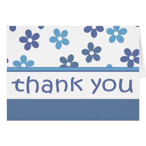 Pattern Of Thank You Card | light blue floral pattern quot thank you quot cards zazzle Pattern Of Thank You Card | light blue floral pattern quot thank you quot cards zazzle