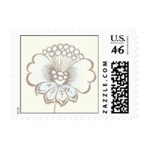 Light Blue Flower stamps
