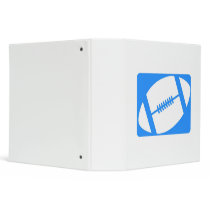 Light Blue Football Binder