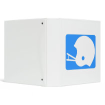 Light blue Football Helmet Logo Binder