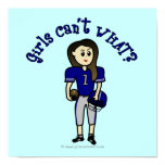 Light Blue Football Print