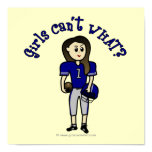 Light Blue Football Print