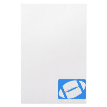 Light Blue Football Stationery Design