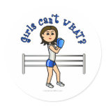 View more Light Blue Girl Boxer Stickers personalized gift ideas for girls Light Blue Girl Boxer Stickers